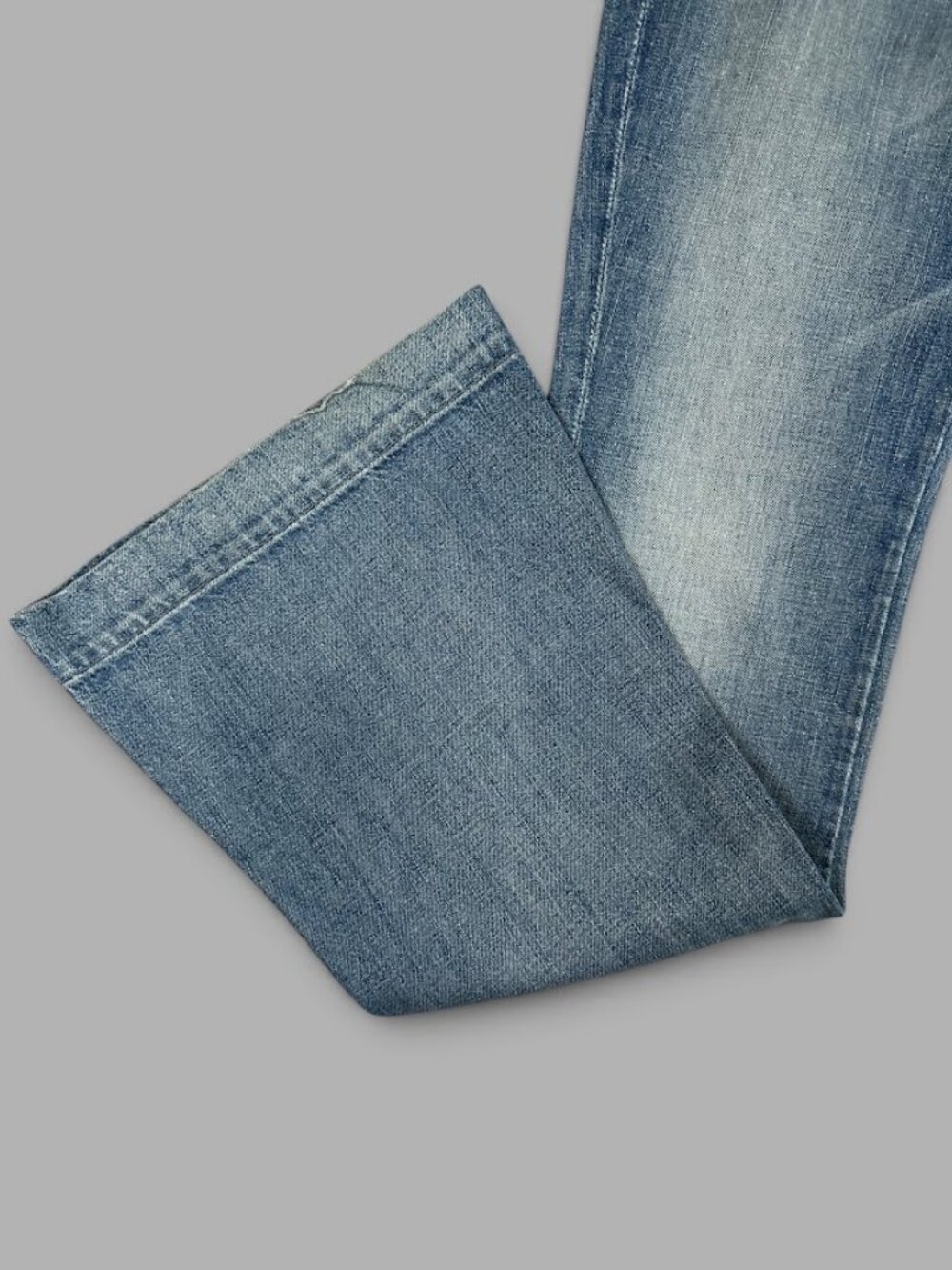 7 For All Mankind Jiselle Phenomena Distressed Flare Jeans 28 Blue Denim - Picture 11 of 11